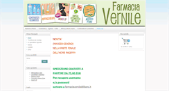 Desktop Screenshot of farmaciavernile.it